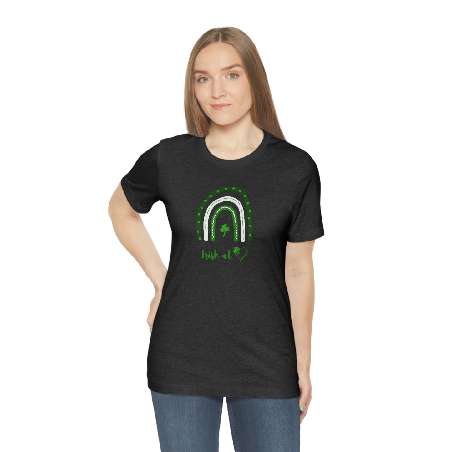 St. Patrick's Day:  Women's Tee:  Irish at Heart