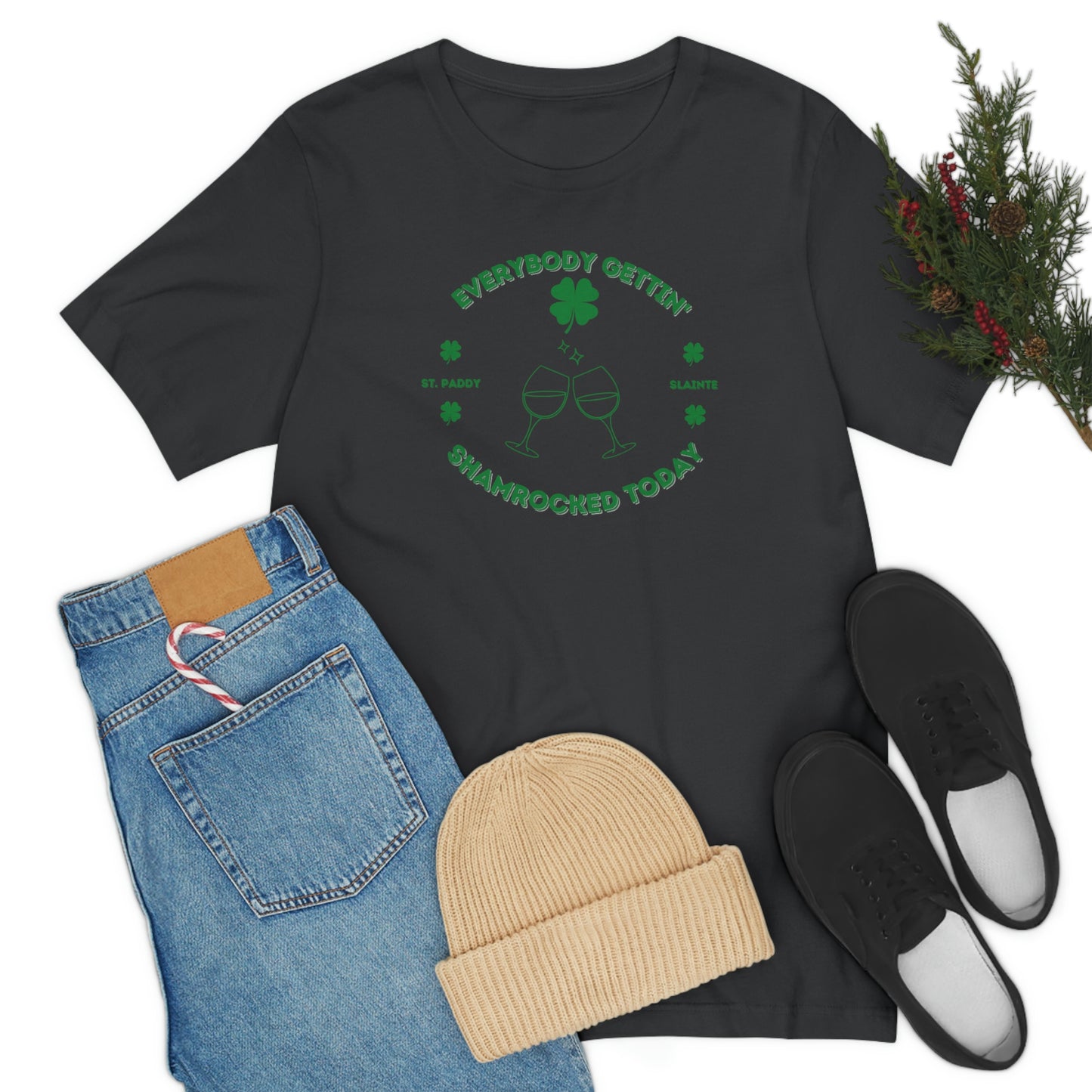 St.  Patrick's Day Women's Tee: Lets Get Rocked !